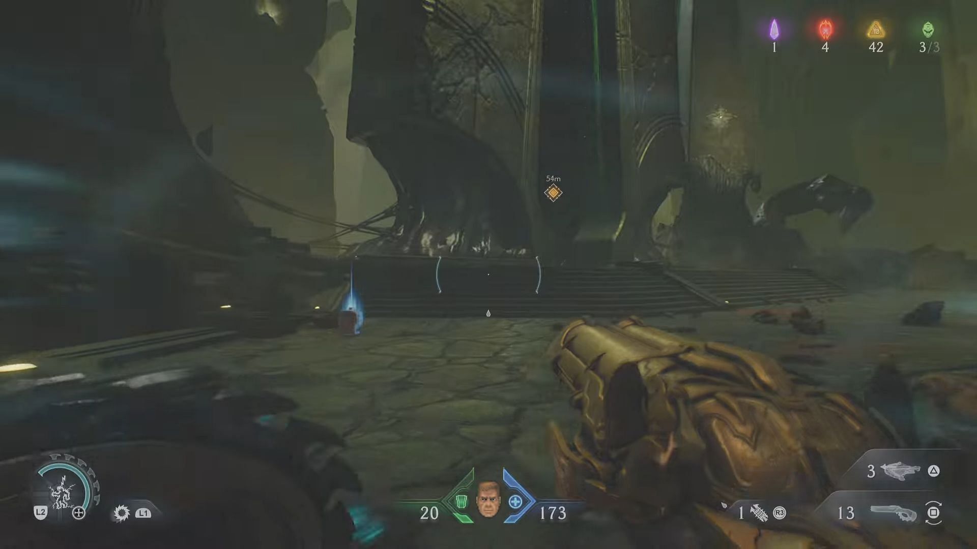 Walking into the portal completes the final objective of the mission (Image via Sportskeeda Gaming | Bethesda Softworks)